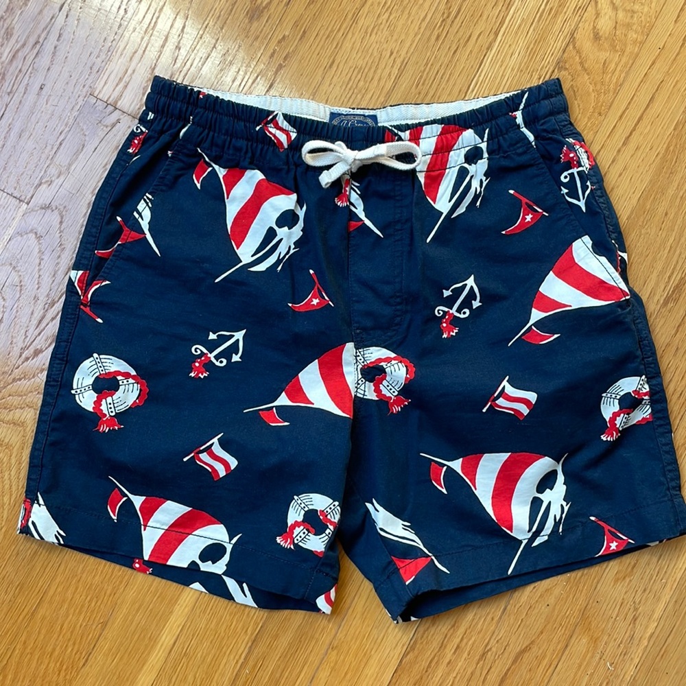 JCrew Dock Short in Nautical Print
